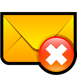 Email Delete Icon 256x256 png